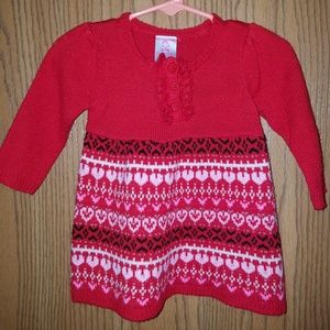 Garanimals Valentine's Dress 6/9 month